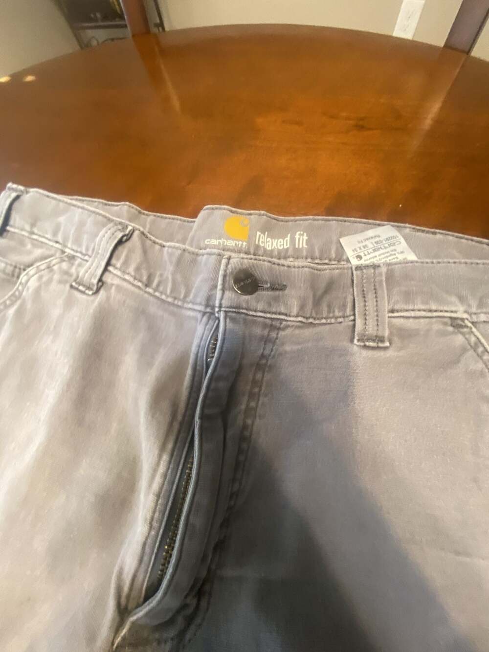 Carhartt Relaxed Fit Utility Work Pants Gray 36x34